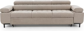 Sofa trzyosobowa Tyrion z funkcją spania - beżowy szenil Vibe 08