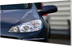 Szklany Panel Elegancki Czarny Samochód