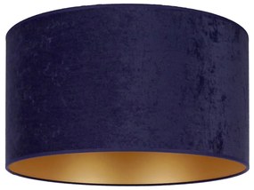 Duolla - Lampa sufitowa ROLLER 1xE27/15W/230V Ø40 cm niebiesko-złota