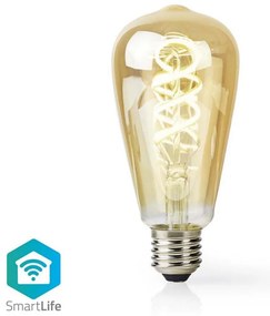 Nedis WIFILRT10ST64- ściemnialna żarówka LED ST64 E27/4,9W/230V Wi-Fi 1800-6500K