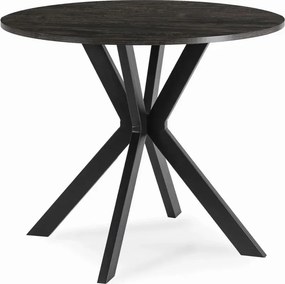 Okrągły stolik nowoczesny czarny 80cm N8-B26