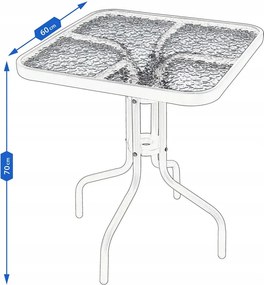 Nowoczesny beżowy zestaw ogrodowy M9-N13