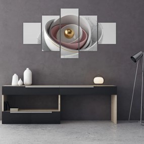 Obraz - Złota perła (125x70 cm)