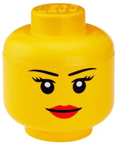 Pojemnik w kształcie głowy LEGO® Girl, Ø 16,3 cm