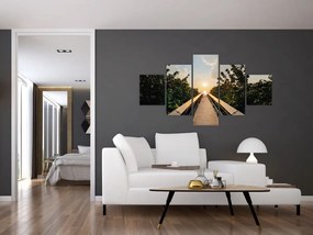 Obraz - droga do słońca (125x70 cm)