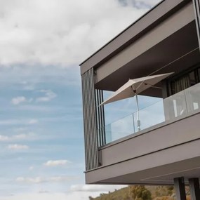 KNIRPS APOLL 230 x 150 cm - parasol ogrodowy : Kolor parasola - Czarny