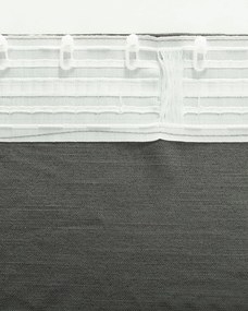 Zasłona BASIC na taśmie marszczącej 140x280cm łupkowo-szary 1szt.