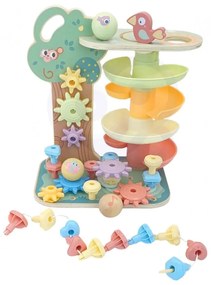 Woopie green drzewko aktywności kulodrom montessori 4w1 fsc