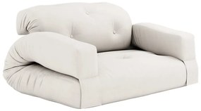 Sofa rozkładana z jasnobeżowym obiciem Karup Design Hippo Natural