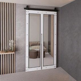 Drzwi Przesuwne QUDIO M8 Biały 90