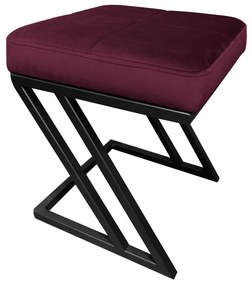 Pufa ZETA LOFT ławka taboret podnóżek metal MG02