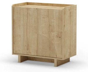 Szafka w dekorze dębu w naturalnym kolorze 80x80x40 cm Daira – Marckeric