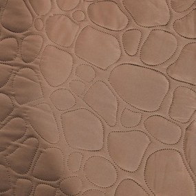 Jasnobrązowa narzuta na łóżko STONE Rozmiar: 200 x 220 cm