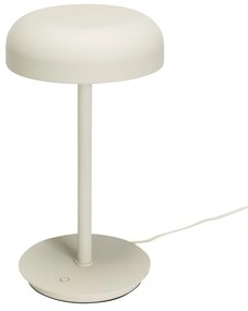 Kremowa lampa stołowa LED ze ściemniaczem (wysokość 37 cm) Velo – Hübsch