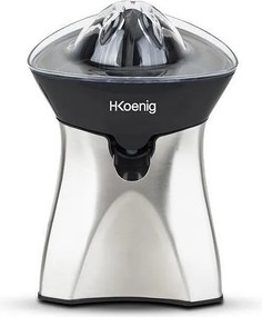 Elektryczna wyciskarka do cytrusów H.KoeNIG AGR60 ze stali nierdzewnej, 600W z funkcją 'bezpośredniego serwowania'