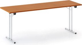 Składany stół konferencyjny FOLDING, 160x80 cm, czereśnia