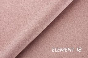 Łóżko kontynentalne Wasil 180x200 z pojemnikami - różowy welur hydrofobowy Element 18