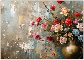 Obraz - Wazon z kwiatami (70x50 cm)
