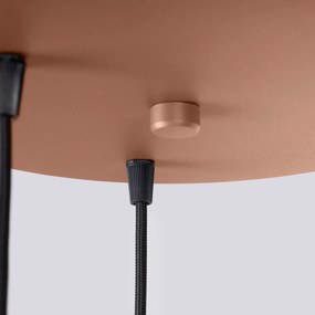 Lampa wisząca HALO 3P mocca ryflowana SOLLUX  LIGHTING