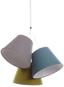 Kolorowa potrójna lampa wisząca regulowana N6-W89