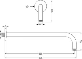 Mexen Kai DR70 zestaw wannowo-prysznicowy podtynkowy z deszczownicą 30 cm, różowe złoto - 77602DR70301-60