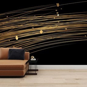 Fototapeta - Złote nitki (196x136 cm)