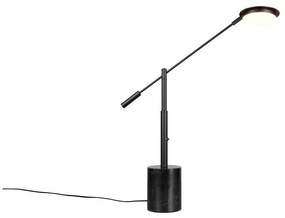 Czarna lampa stołowa LED (wysokość 65 cm) Fiore – Trio Select
