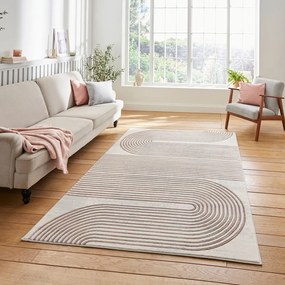 Różowo-jasnoszary dywan 80x150 cm Apollo – Think Rugs