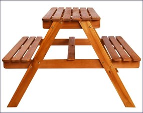 Dziecięcy stolik piknikowy z parasolem H9-K07