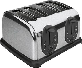 Automatyczny Toster na 4 Kromki Srebrny