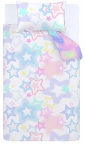 Biało-różowa pościel dziecięca dwuosobowa 200x200 cm Ombre Stars – Catherine Lansfield