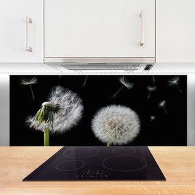 Szkło do Kuchni na Ścianę Złocisty Mniszek W Polu