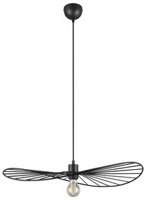 Lampa wisząca w kolorze matowej czerni ø 60 cm Chapeau – Trio