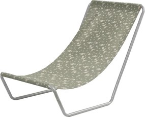 Składane leżak plażowy SAND FLOWERS, zielony
