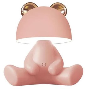 Zuma Line KDR-6303-PK - LED Dotykowa lampa stołowa dla dzieci BEAR LED/3W/230V