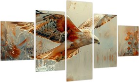 Obraz - Ptak drapieżny (125x70 cm)