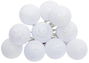 Girlanda świetlna, świecące LED kule, lampki, 10 szt