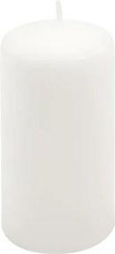 Zestaw świec filarowych, 11,5 cm, Ø 6 cm, białe, 18 szt.