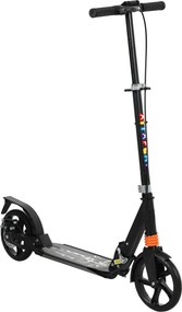 AIYAPLAY Hulajnoga dziecięca Scooter z regulowanymi uchwytami, składana hulajnoga dla dzieci 6-12 lat, 94 x 36 x 88-103cm, Czarny