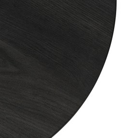 Zestaw Stolików Kawowych LEILA 43 cm/53 cm Czarny Loft