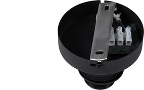 Orientalna lampa ścienna czarna z bambusa - Pua