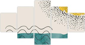 Obraz - Abstrakcyjny obraz plaży N⁰1 (125x70 cm)