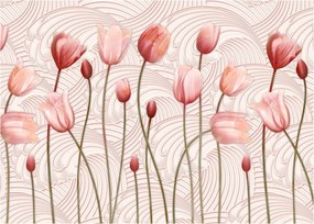 Obraz - Różowe tulipany (70x50 cm)