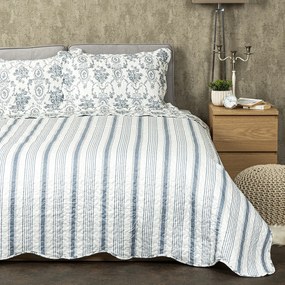 4Home Narzuta na łóżko Blue Patrones