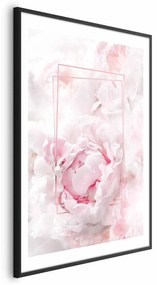 Plakat Ulotne piękno 21x30 cm z ramą czarną z marginesem ARTGEIST B