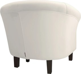 Fotel Milo tkanina Welur wygodny fotel tapicerowany do salonu i sypialni : Kolor nogi - Venge, Kolor tkaniny - VELVET - MG50, Wysokość nogi - 15 cm