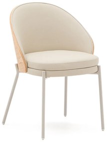 Kremowe krzesło Eamy – Kave Home