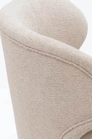 Fotel wypoczynkowy Cocoon - beżowa boucle Catch Me 02