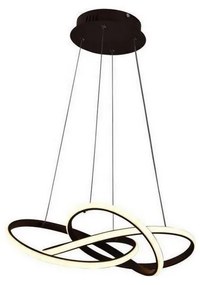 Regulowany LED żyrandol na linkę LED/65W/230V 3000-6500K brąz + DO