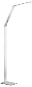 Lampa stojąca LED ze ściemniaczem w kolorze srebra (wysokość 133 cm) Geri – Fischer & Honsel